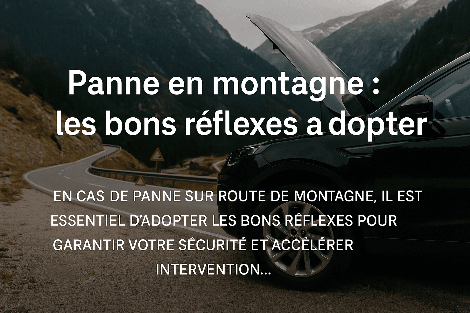 Panne en montagne : les bons reflexes a adopter